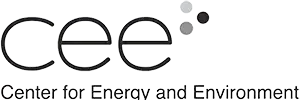 Center of Energy and Environment logo in gray color