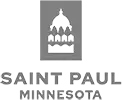 City of St Paul logo in gray color