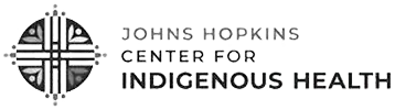 Johns Hopkins Center for Indigenous Health logo in gray color