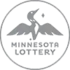 Minnesota Lottery logo in gray color