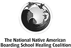 National Native American Boarding School Healing Coalition logo in gray color