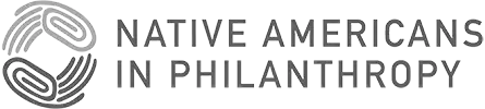Native Americans in Philanthropy logo in gray color