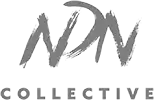 NDN Collective logo in gray color